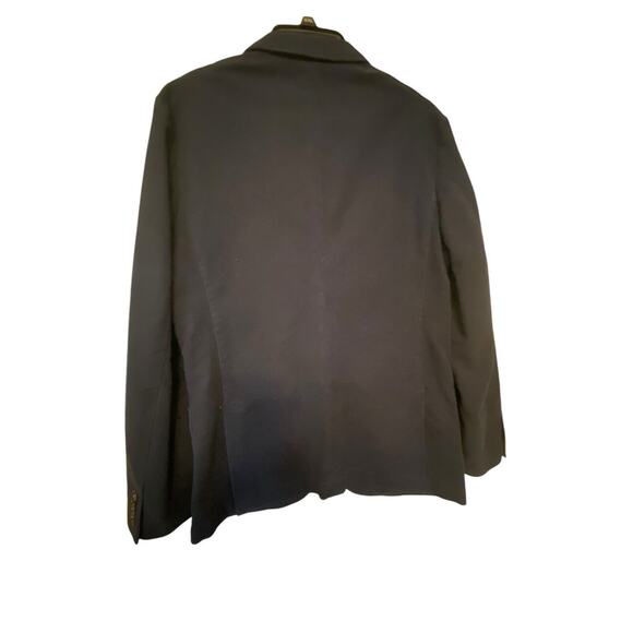 J Crew New York Blazer Sportcoat 99% Cotton, Men's Size 40 Navy Double Vent - Picture 4 of 16